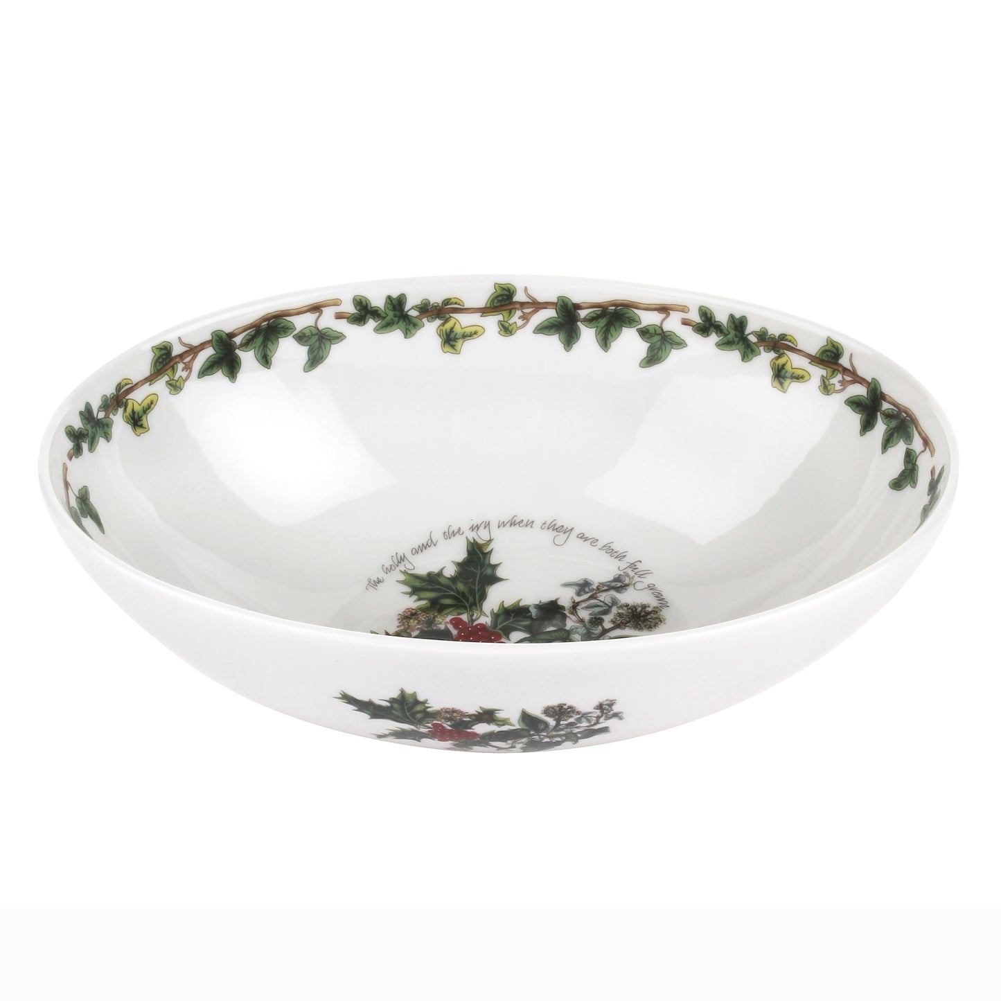 Portmeirion The Holly and the Ivy Oval Nesting Bowl 9 Inch
