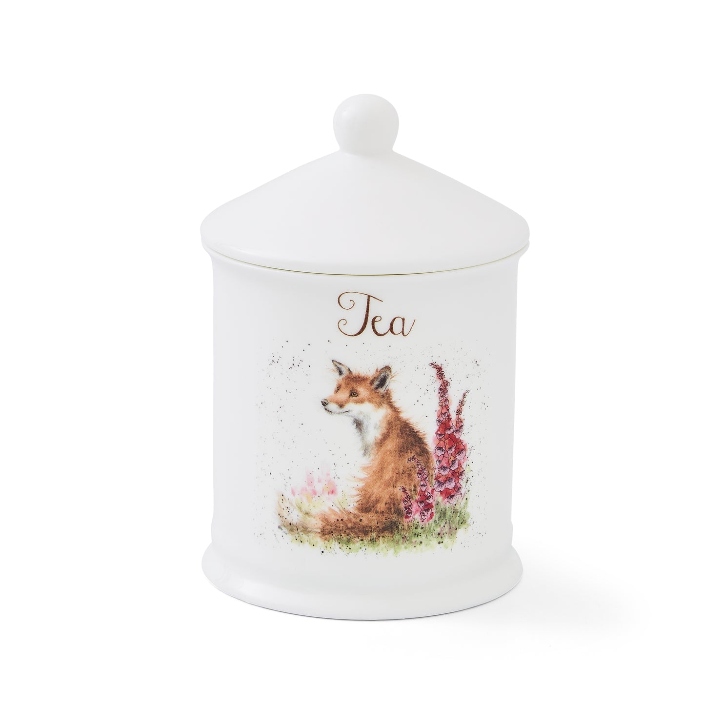Royal Worcester Wrendale Designs Tea Canister Fox