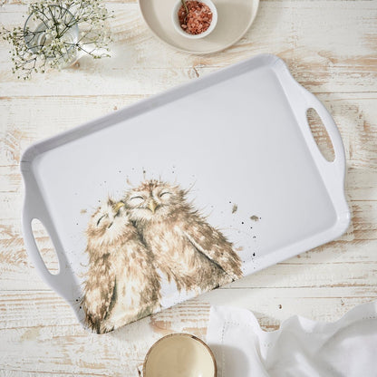 Pimpernel Wrendale Designs Large Handled Tray - Owl