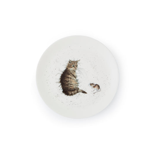 Royal Worcester Wrendale Designs Coupe Plate - Cat & Mouse