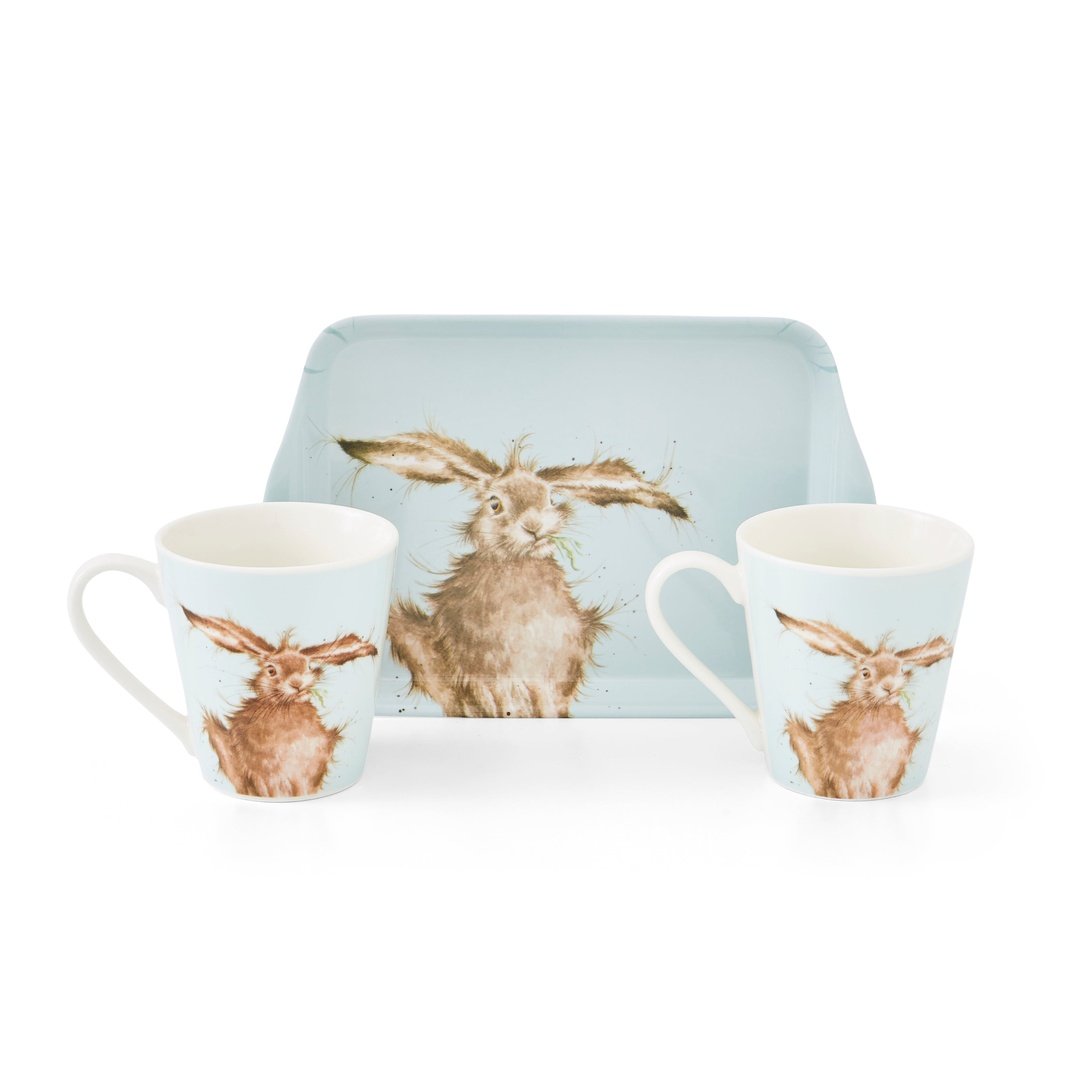 Pimpernel Wrendale Designs Mug and Tray Set - Hare