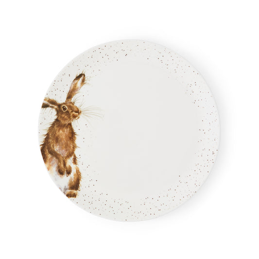 Royal Worcester Wrendale Designs 10.5 Inch Coupe Plates - Hare Set of 4