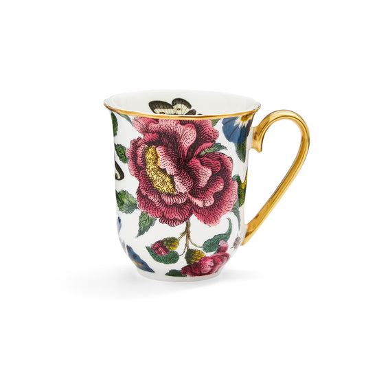 Creatures of Curiosity White Floral Mug by Spode