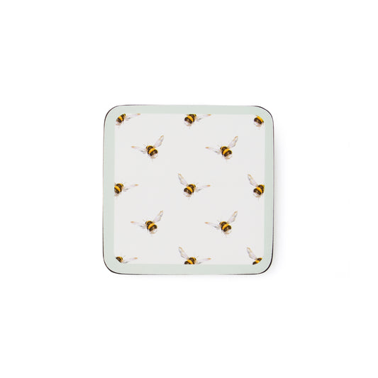 Royal Worcester Wrendale Designs Set of Bee Coasters