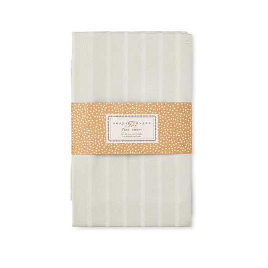 Sophie Conran for Portmeirion Dove Grey Tea Towels Set of 2