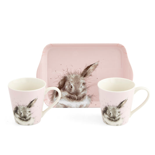 Royal Worcester Wrendale Designs Mug & Tray Set - Bathtime