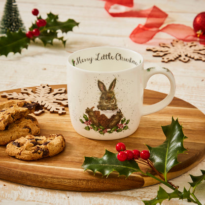 Royal Worcester Wrendale Designs Merry Little Christmas Mug - Set of 6