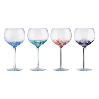 Anton Studio Glass Speckle Gin Glasses - Set of 4