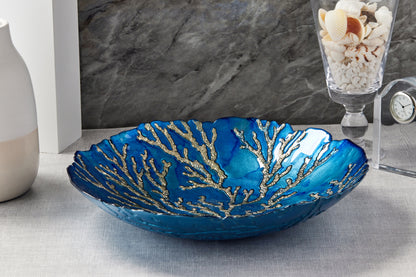 Anton Studio Designs Gold Coral Bowl