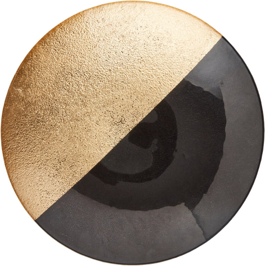 Anton Studio Designs Black and Gold Fusion Bowl