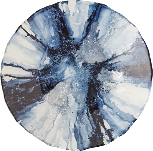 Anton Studio Designs Abstract Blue Bowl