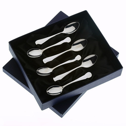 Arthur Price Baguette Cutlery Set - Stainless Steel Box of 6 Coffee Spoons