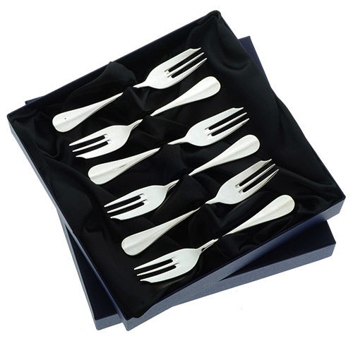 Arthur Price Baguette Cutlery Set - Stainless Steel Box of 6 Pastry Forks
