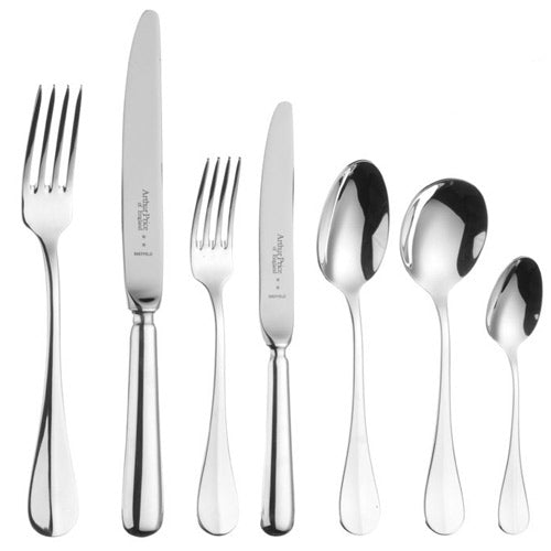 Arthur Price Baguette Cutlery Set - Stainless Steel Box 7 Piece Setting