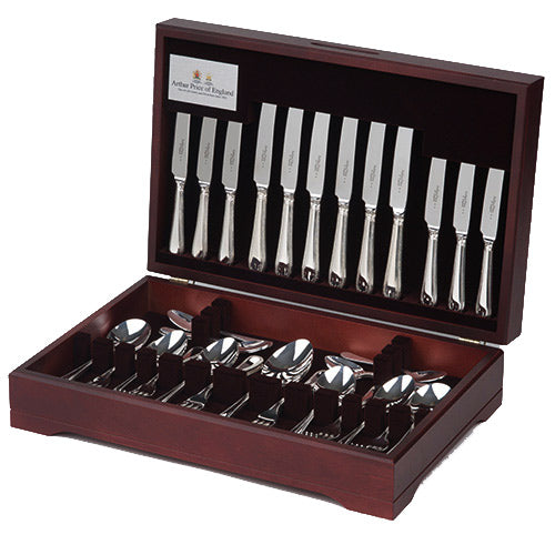 Arthur Price Baguette Cutlery Set - Stainless Steel 44 Piece With Canteen