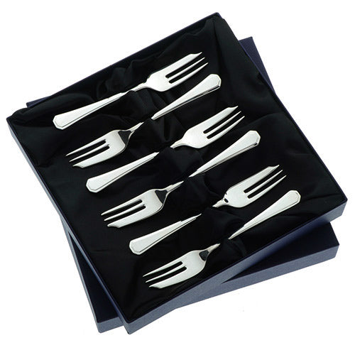 Arthur Price Chester Cutlery Set - Silver Plate Box of 6 Pastry Forks