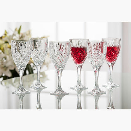 Galway Crystal Renmore Goblet Set Of 6