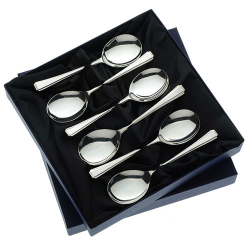 Arthur Price Harley Cutlery Set - Stainless Steel Box of 6 Fruit Spoons