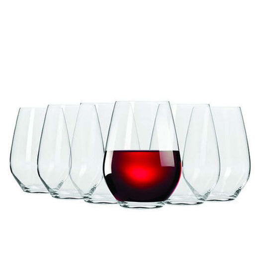 Maxwell & Williams Vino Stemless Red Wine 540ml Set of 6 Gift Boxed