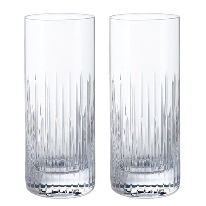 Dartington Limelight - Mitre Highball Glass, Set of 2