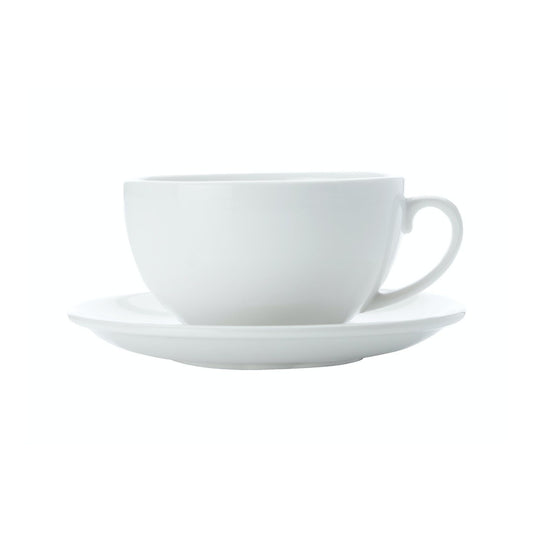 Maxwell & Williams White Basics 300ml Cappuccino Cup And Saucer