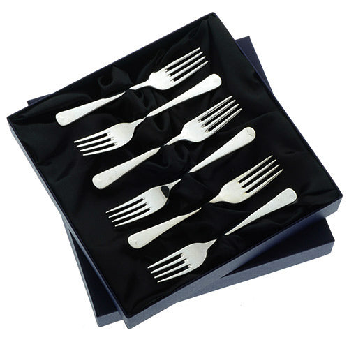 Arthur Price Old English Cutlery Set - Silver Plate 6 Tea/Fruit Forks