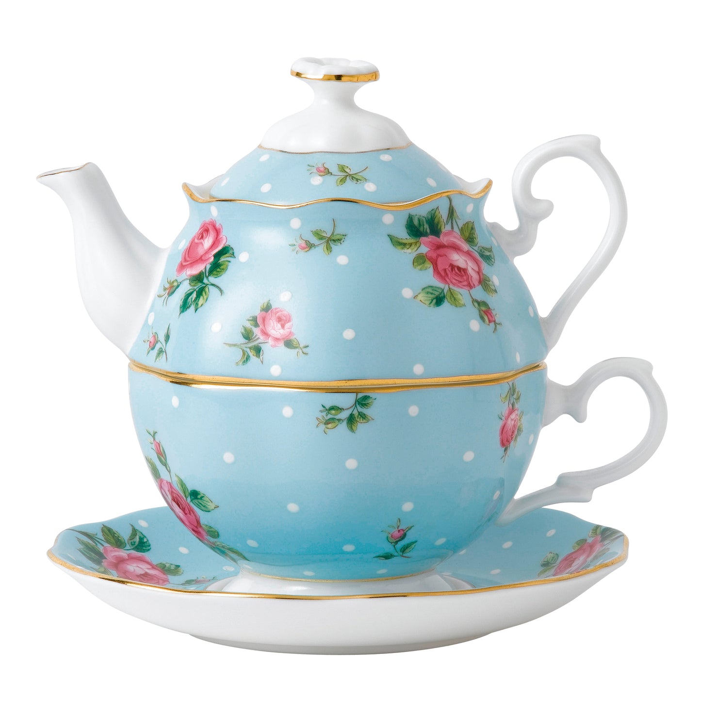 Royal Albert Polka Blue Tea for One