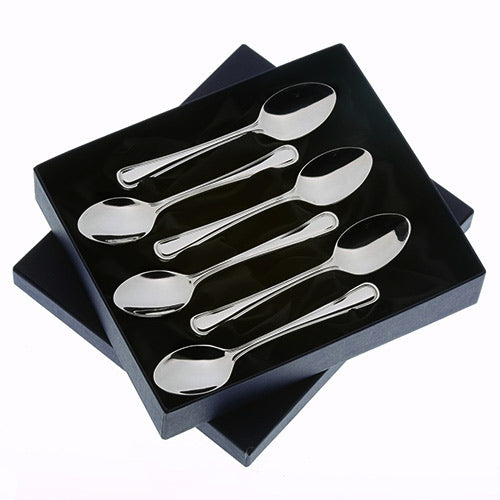 Arthur Price Rattail Cutlery Set - Stainless Steel Box of 6 Teaspoon