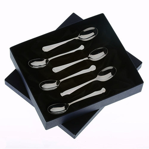 Arthur Price Rattail Cutlery Set - Stainless Steel Box of 6 Coffee Spoons