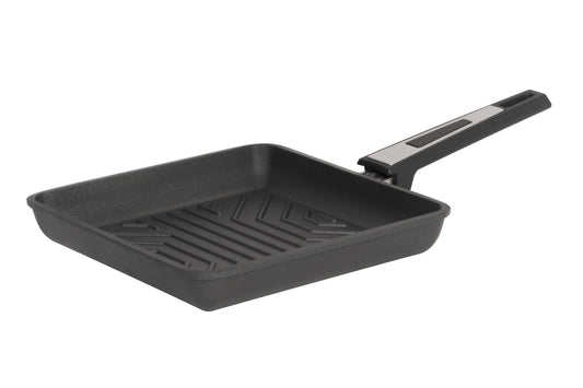 Series 7 - Titan Induction Cast Grill Pan 24cm - Fixed Handle