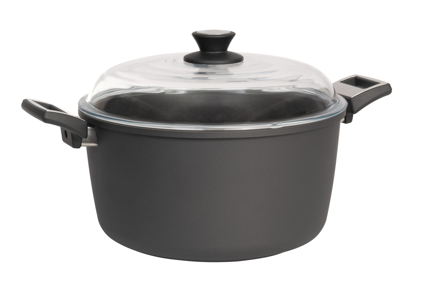 Series 7 - Titan Induction Cast Cooking Pot with Lid 28cm Deep - Fixed Handle