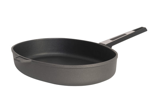 Series 7 - Titan Induction Cast Fish Frying Pan - Fixed Handle