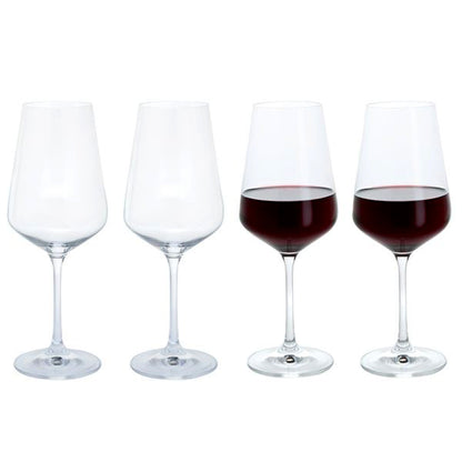 Dartington Cheers! Red Wine Glass, Set of 4