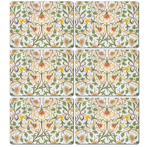William Morris Tablemats Set of 6 - Daffodil Pattern