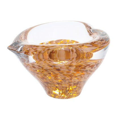 Caithness Glass Gold - Mini Heart Bowls