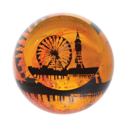 Caithness Glass Landmarks - Golden Sunrise - Blackpool
