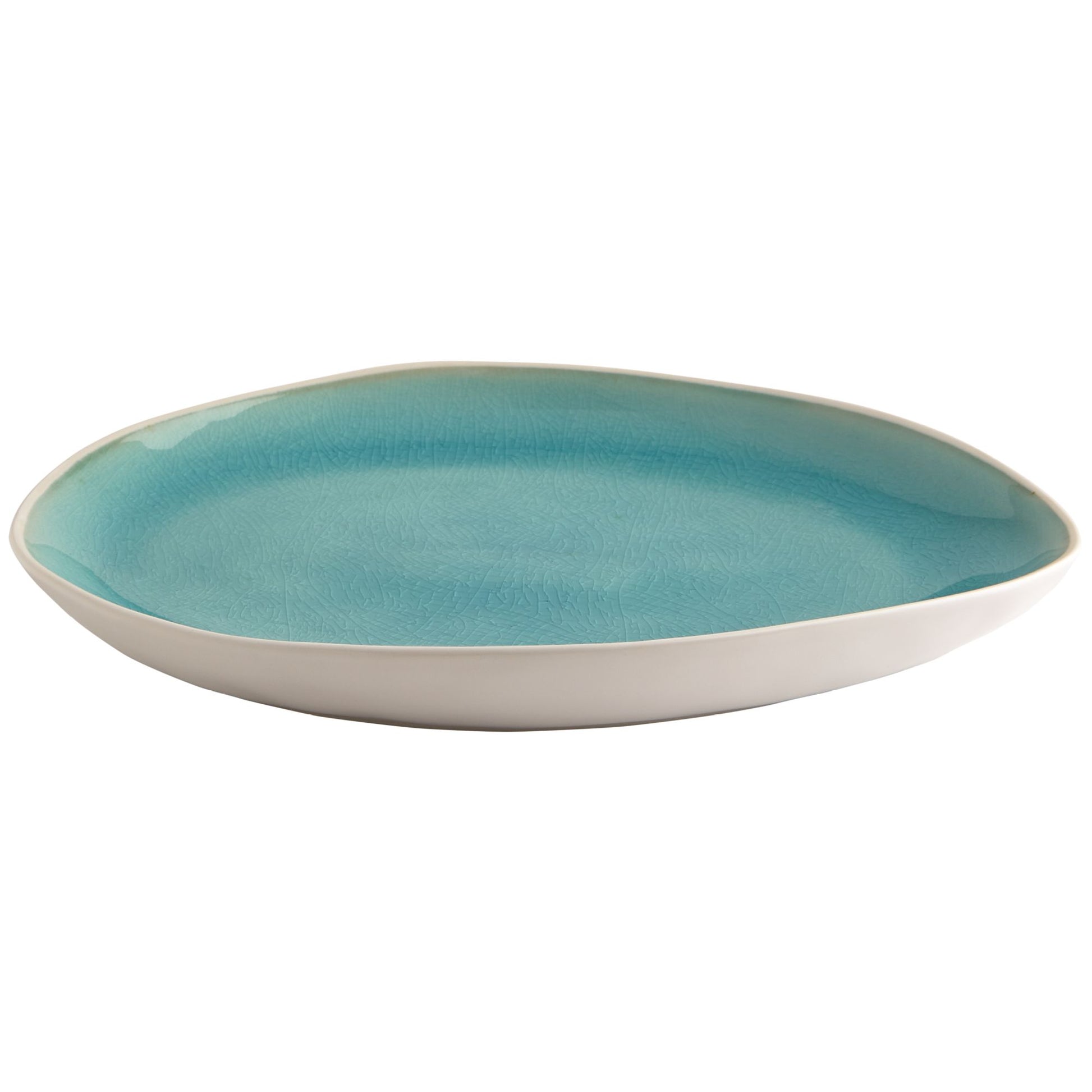 Fairmont & Main Medium Plate - Vie Naturelle Turquoise – Kings & Queens