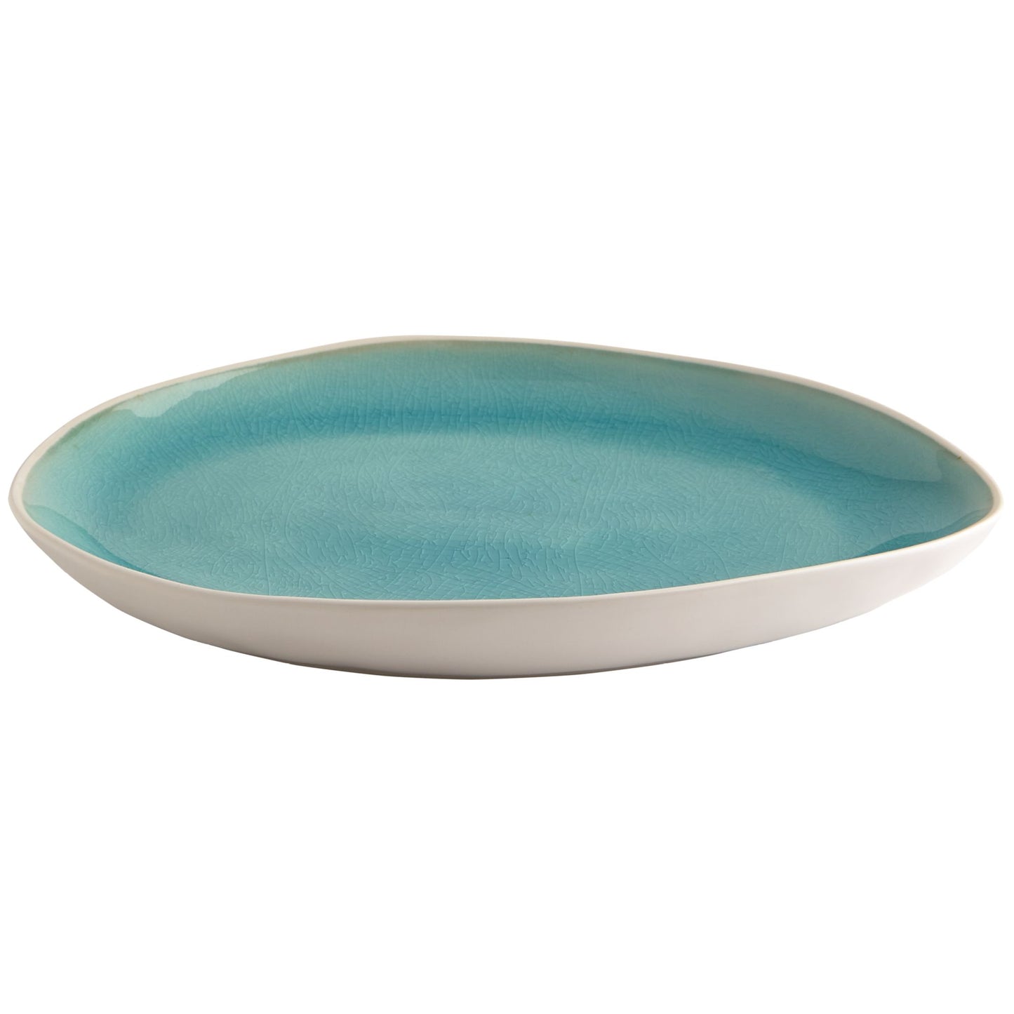 Fairmont & Main Medium Plate - Vie Naturelle Turquoise – Kings & Queens