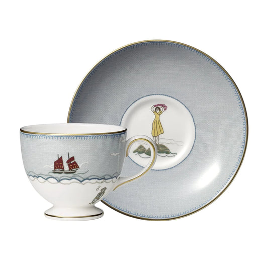 Wedgwood Sailor's Farewell Tea Cup and Saucer