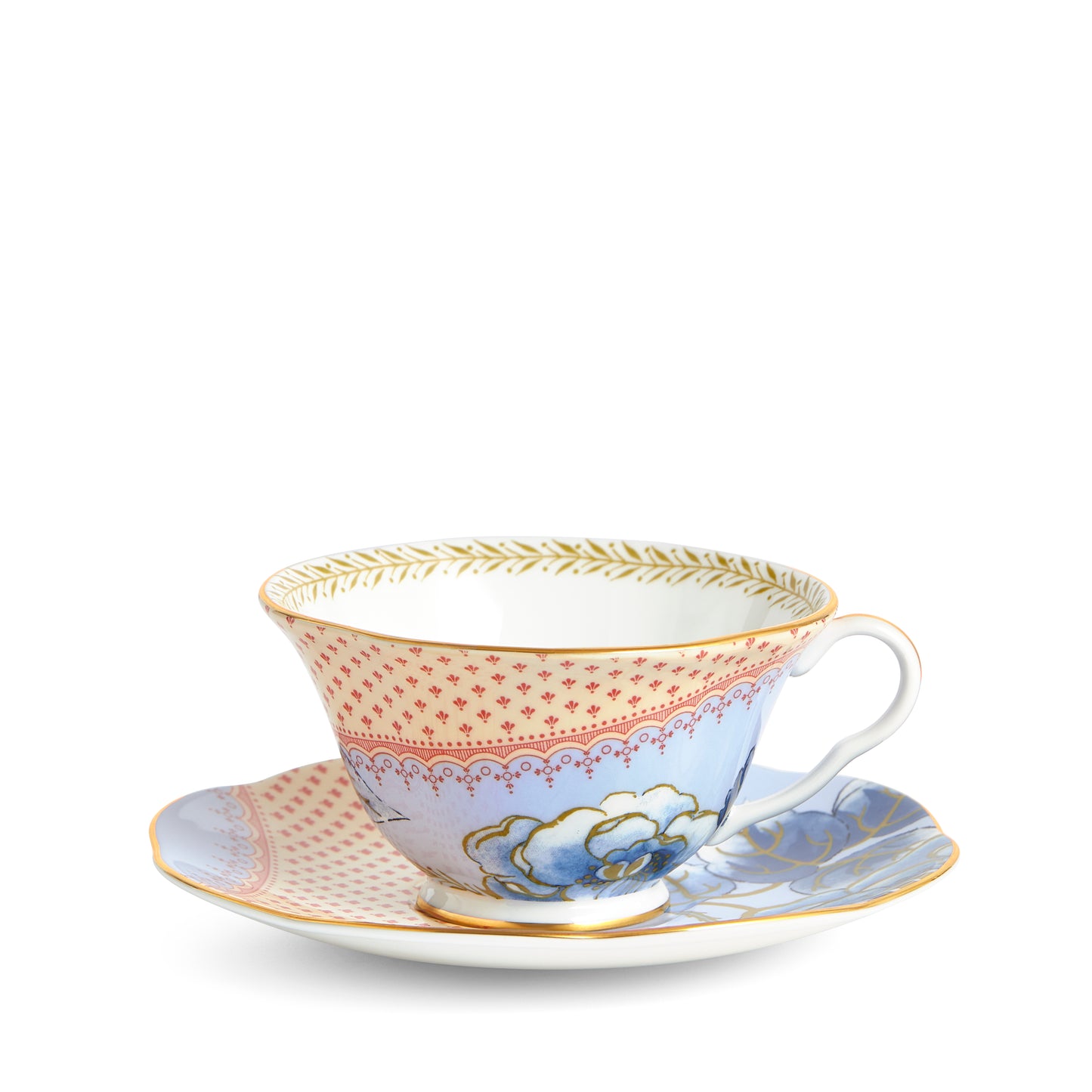 Wedgwood Butterfly Bloom Blue Teacup and Saucer