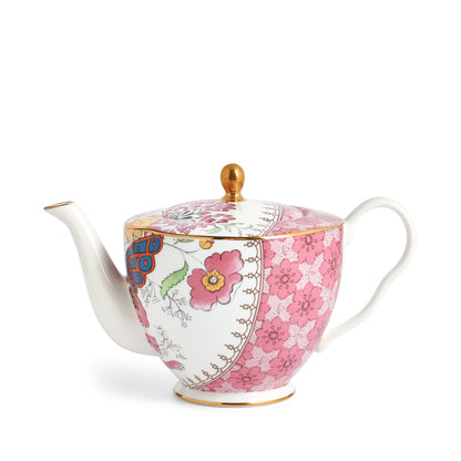 Wedgwood Butterfly Bloom Pink and White Teapot
