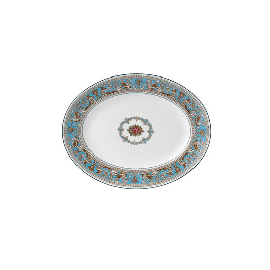 Wedgwood Florentine Turquoise Oval Dish 35cm
