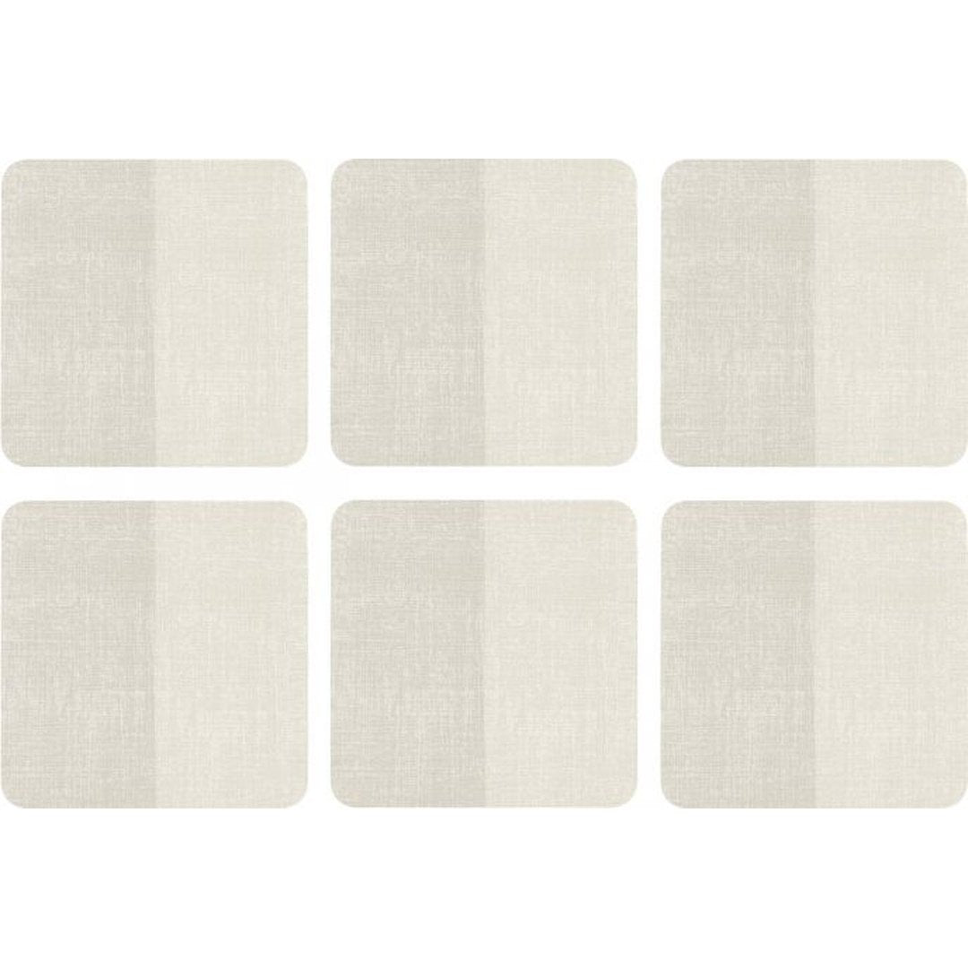 Go Neutral Set of 6 Coasters by Pimpernel