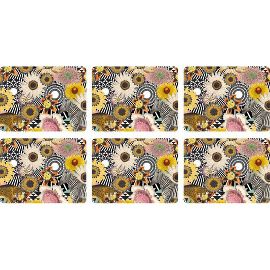 Floral Jungle Set of 6 Placemats by Pimpernel