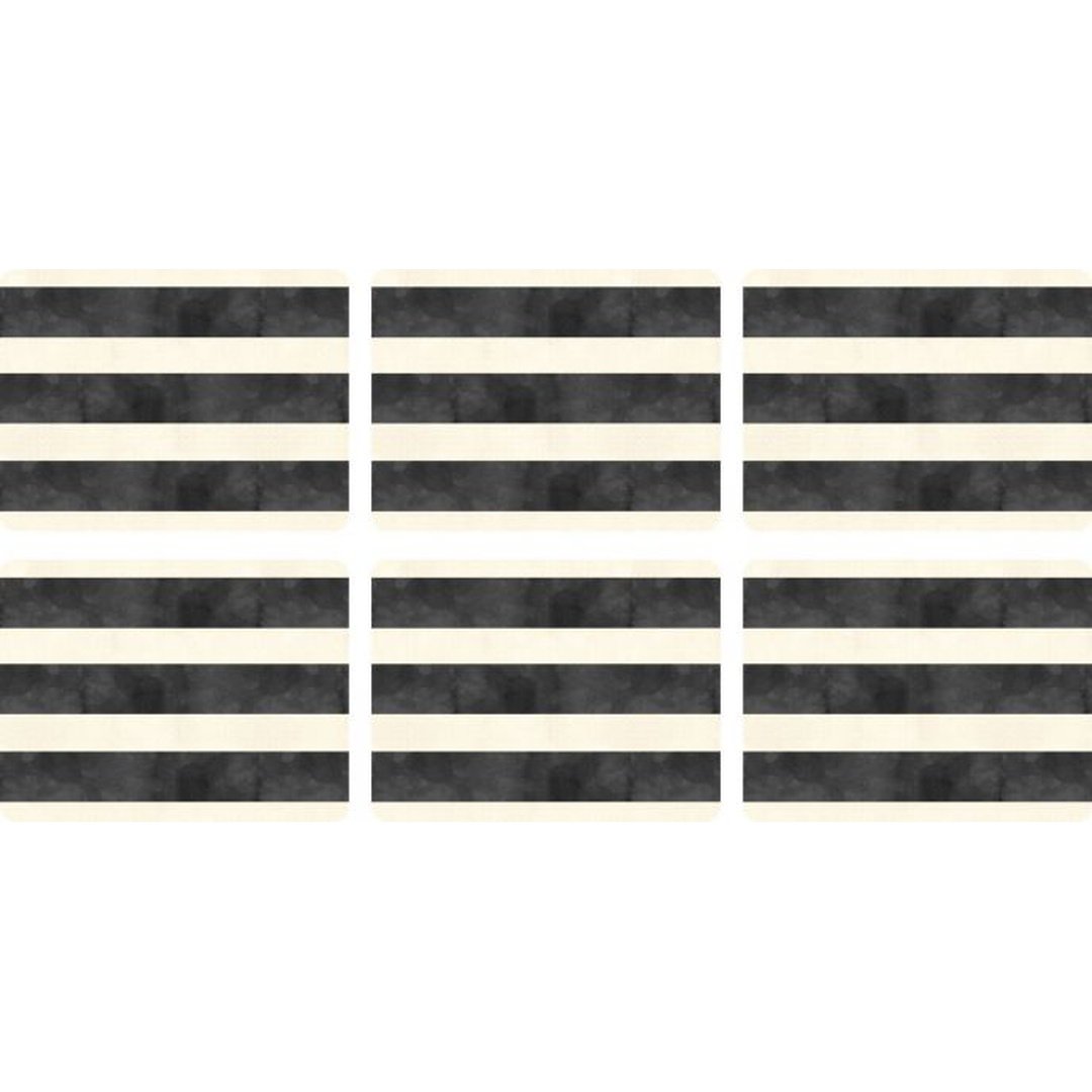 Mono Stripe Set of 6 Placemats by Pimpernel