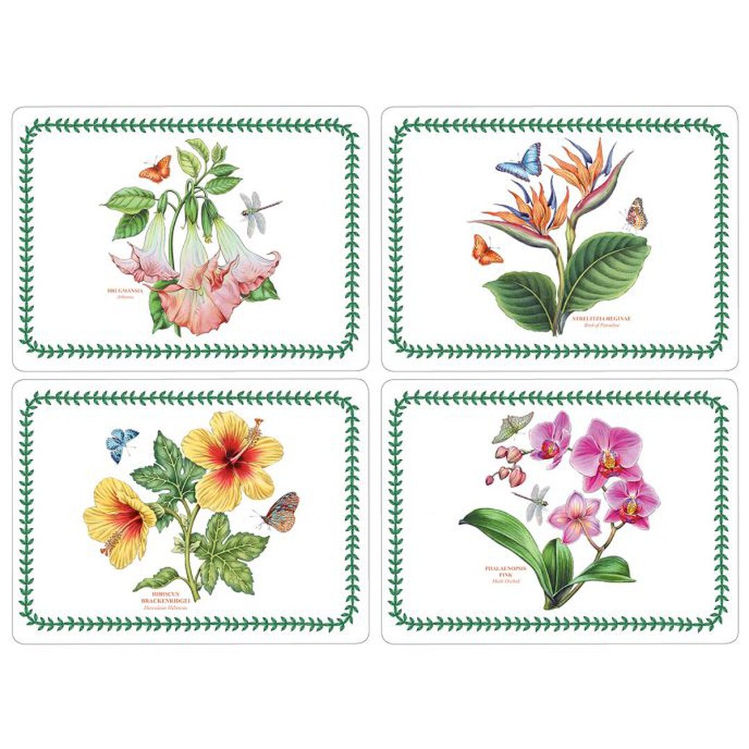 Pimpernel Exotic Botanic Garden Placemats Set Of 4