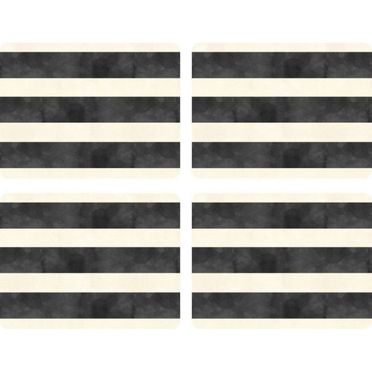 Mono Stripe Set of 4 Large Placemats by Pimpernel