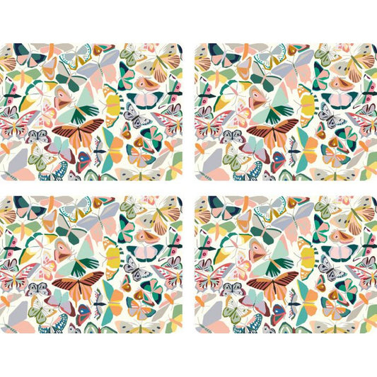 Papillon Set of 4 Large Placemats by Pimpernel