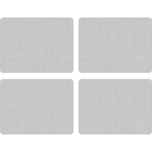 Hessian Grey Set of 4 Large Placemats by Pimpernel