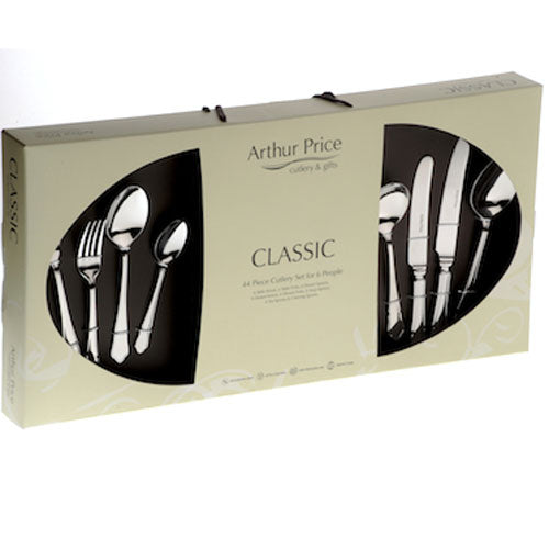 Arthur Price Classic Dubarry Cutlery Set - Solid 44 Piece Box Table Set